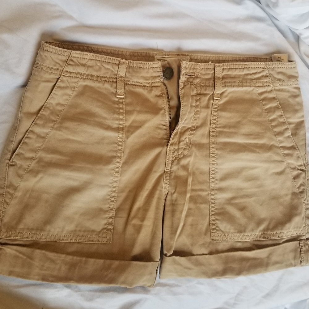 Current/Elliott cargo khaki tan camel shots 24